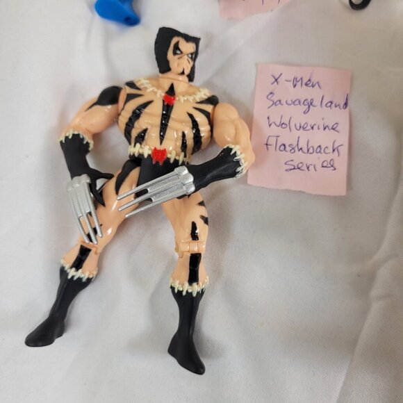 X-Men Figure Lot of 8 Wolverine Juggernaut Wonderman Archangel vintage - Picture 9 of 16